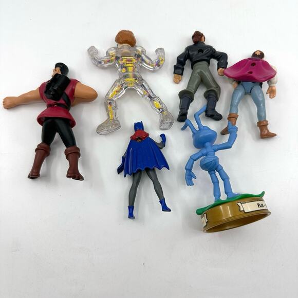 Vintage 90s McDonalds Happy Meal Action Figure Collectible Toys 6 Pieces - Picture 4 of 6